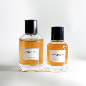 BAIDE - Botella de Perfume Redonda de Vidrio Vacía de Lujo, 30 ml, 50 ml, 100 ml, con Pulverizador, Tapa Blanca y Negra - Product Image 4