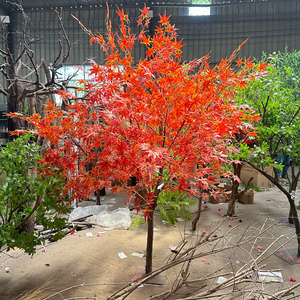 شجرة اصطناعية كبيرة مخصصة للخارج من نوع القيقب أو الشجرة المطاطية لتزيين الحدائق والمطاعم - Product Image 5