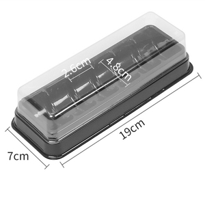 OMT 6 Cái Hộp Đóng Gói Macaron Bằng Nhựa Có Nắp Đậy Trong Suốt Cho Hộp Đựng Macarrones Trong Suốt Hộp Đựng Macarons Macroon Macaroon - Product Image 3