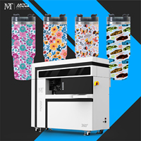 Para Impresora de Cilindros de Inyección de Tinta UV 360 |   Impresión Rotativa Automática Nueva para Vasos y Botellas con Envoltura Completa