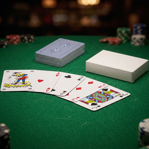 Cartes de jeu personnalisées écologiques sans marque, durables, portables, en papier, pour usage familial, avec logo personnalisé, modèle 104562-1 - Product Image 3
