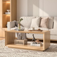 Vente chaude Chêne Minimaliste Simple Style Rectangle Meubles De Salon Café et Thé Table Facile Maintenabilité