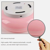 Lampe murale LED à intensité variable avec abat-jour rose, style nordique, pour la décoration de la maison
