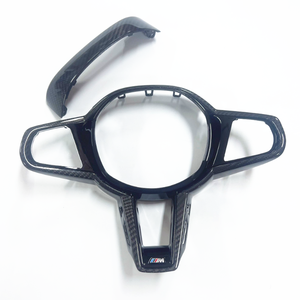 Bmw için uygun yeni 1 <span class=keywords><strong>2</strong></span> 3 4 serisi G20 G22 G23 G26 G42 i3 i4 M240i M2 M3 M4 G80 G82 G87 CS karbon fiber direksiyon kapakları - Product Image 6