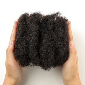 | Vastdreads | Vente en gros de <span class=keywords><strong>cheveux</strong></span> humains en vrac Afro Twist Bulk Afro Kinky Bulk 14 pouces <span class=keywords><strong>gris</strong></span> en vrac Kinky Hair - Product Image 1