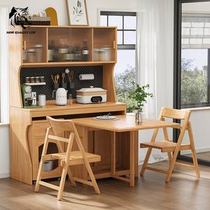 Venta directa de fábrica, precio bajo, logotipo personalizado, gran stock, ecológico, nuevo diseño, muebles de comedor de madera, aparador de madera. - Product Image 2
