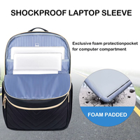 Ensemble multifonctionnel de trois pièces pour le voyage d'affaires Sac à dos scolaire Chargement USB Sac à dos d'ordinateur pour étudiants Sac pour ordinateur portable