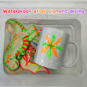 Juego de <span class=keywords><strong>pintura</strong></span> acrílica fluorescente de neón que brilla en la oscuridad <span class=keywords><strong>para</strong></span> niños, respetuoso con el medio ambiente, resistente a los rayos UV, Nox-tóxico, 15ml, suministros de arte en lienzo - Product Image 5