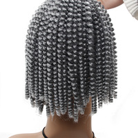 Tresses au Crochet Kinky Twist Printemps Colorées 10-22 pouces, Ombrées Kinky Nubian Twist, Douces et Soyeuses Darling Afro Kinky Twist