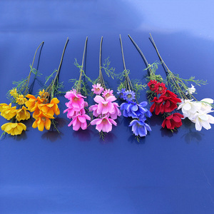 Flores Artificiales Queyiyi, Flores de Gesang de 30cm-100cm, Flor de Seda para Decoración de Bodas y Hogar - Product Image 2