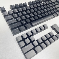 Personalized Translucent Thai Keycaps ABS Material OEM Profile Doubleshot Process Mechanical Keyboard Keycaps