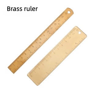 Juego de Reglas de Latón Multicolor para Dibujo, Escalímetro Triangular, Marca Chiwei, Hecho en Guangdong, No Magnético, Material de Papelería - Product Image 3