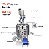 Machine de remplissage et de scellage automatique CE haute précision à vis sans fin pour sachets de poudre à scellage 4 côtés, pour épices et assaisonnements