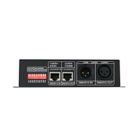 Contrôleur DMX512 PWM 4 canaux 8A de haute qualité Lampow avec affichage numérique pour bande RGBW anode commune 192W max 30m Garantie 3 ans