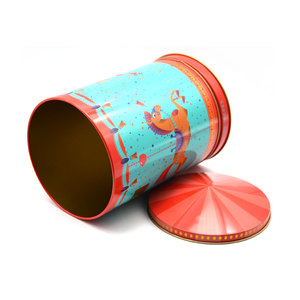 Carrousel Hộp Thiếc Âm Nhạc Hộp Thiếc Vui Vẻ Đi Xung Quanh Hộp Thiếc Kim Loại Có Nhạc - Product Image 6