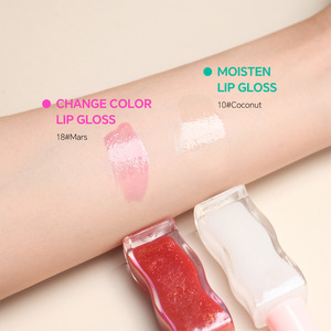 MLM custom glass bottle Color-Changing <b>Lip</b> Oil in a Glass Bottle Hydrating Nourishing and Long-Lasting Moisture Vegan <b>Lip</b> Oil - Product Image 3