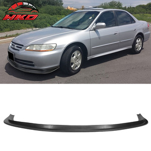 Fits For Honda Accord 01-02 Front Bumper <b>Lip</b> Spoiler PU MDA Unpainted Chin <b>Splitter</b> High Quality Exterior Accessory - Product Image 1