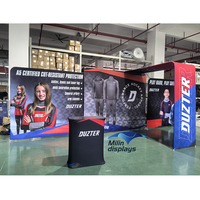 Offre Spéciale : Stand d'Exposition Portable 6x3m pour Salon Professionnel, Publicitaire, Facile à Monter, avec Étagères et Toile de Fond en Tissu