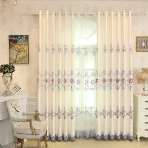 Cortinas Jacquard de lujo para las ventanas de la sala de estar, cortinas opacas bordadas para iglesia, cortinas personalizadas para dormitorio