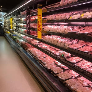 Congelador comercial de supermercado con vitrina refrigerada abierta de varios niveles - Product Image 4