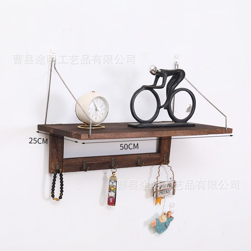 New Chinese style baked enamel retro hook design, 50x25