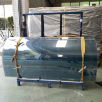 Verre de sécurité courbé trempé et feuilleté PVB SGP pour murs-rideaux, balustrades, lucarnes, escaliers extérieurs, bâtiments CE ISO
