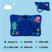 Nueva Tablet Educativa para Niños de 7 Pulgadas con Android 8, Pantalla con Protección Ocular con IA, Control Parental, Cuatro Núcleos, Wi-Fi/GSM