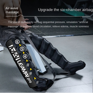 Masseur de jambes portable à pression d'air, masseur électrique de récupération sportive avec fonction de minuterie - Product Image 2