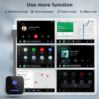 Wooboobox OEM filaire vers sans fil Carplay Android 2-en-1 adaptateur USB Dongle automatique pour Apple IOS IP Car Play