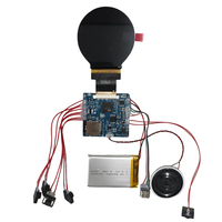 Kit LCD RGB rond 2.1 "480x480-Carte de lecteur multimédia avec lecture vidéo pour signalisation numérique