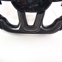 Volant sport LED en fibre de carbone BOSPEED pour Dodge Charger Challenger Durango personnalisé avec finition forgée et grip perforé