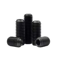 Vis de réglage DIN 913 de qualité 8.8/10.9/12.9, oxyde noir, tête hexagonale à extrémité plate, vis de réglage haute résistance M3-M40