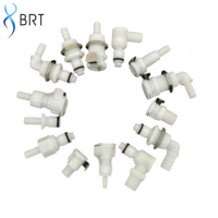 Raccord rapide CPC en acétal, avec ou sans valve, 1/4 NPT/BSPT, adaptateur à filetage mâle pour équipement médical