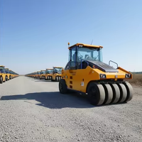 Nouveau Compacteur Vibratoire d'Asphalte à Double Tambour sur Pneus pour Travaux Routiers Modèle XP305KIV 129W Haute Efficacité