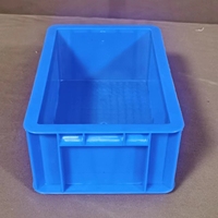 Bac de rangement en plastique robuste, empilable et recyclable, à parois solides, en HDPE, caisse industrielle, panier à ouverture supérieure, conteneur de stockage logistique