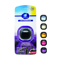 Penyegar udara mobil massal dalam gaya keren desain Logo Gratis kertas katun dan aroma jenis cairan bahan plastik