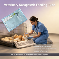 Sonde nasogastrique canine à usage unique 1,6x400 mm pour l'alimentation en soins intensifs