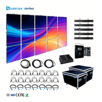 Écran LED de location extérieur IP65, 2x3 mètres, avec armoire 6x3 mètres, modules P2.5 P2.6 500x1000mm et modules 250x250mm