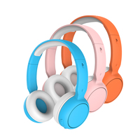 Casque sans fil supra-auriculaire pour enfants [85 dB] avec limiteur de volume, ANC, Bluetooth 5.3, autonomie pour l'école, les voyages et la maison