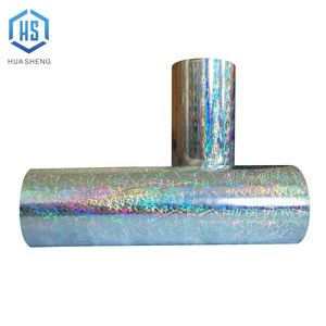 Rotolo di Lamina <span class=keywords><strong>a</strong></span> Freddo Metallizzata Argento Olografica Laser Stampabile per Stampa Flessografica di Qualità Stabile - Product Image 3