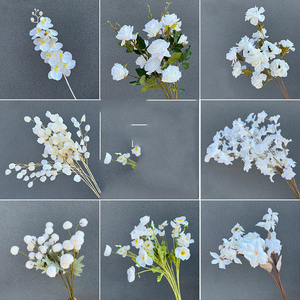 Fiori artificiali decorazione della sala di nozze fiori decorazione per la casa <span class=keywords><strong>orchidea</strong></span> del nuovo anno soffitto fiori di seta - Product Image 2