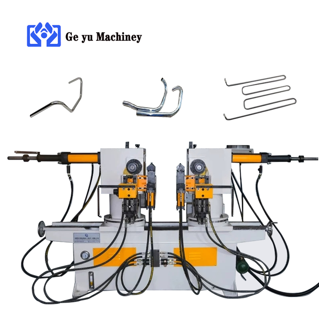 Double Head Hydraulic square Pipe Tube Bender Bending Machine Steel Metal Copper Ss Stainless Steel Chair Furniture