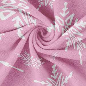 Hypermarket Special FAMA Certificate Snowflake Printed Polar Fleece <strong>Blanket</strong> One Side Anti-Pilling Two-Sided Brushed 100% - Product Image 4