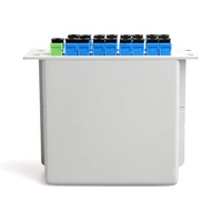 Harga pabrik Fiber Optic Plc Splitter 1X16 kartu penyisipan jenis Slot tipe PLC Splitter 1X16 SC UPC serat Plc Splitter
