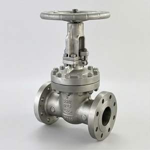 Vanne à opercule industrielle en acier inoxydable 304 316L ANSI 300LB à bride, vanne d'arrêt manuelle - Product Image 1