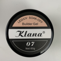 Gel d'extension d'ongles KLANA, gel de photothérapie indolore, multifonctionnel, modèle 60g, gel de construction, grande capacité