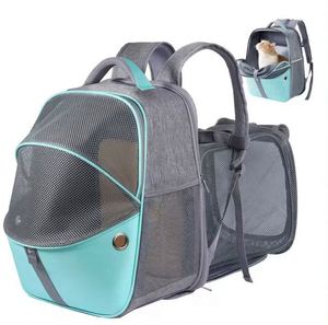 Free Sample Wholesale portable Outdoor Transport Bag zipper Travel Carrier expandable Minor cat <b>dog</b> <b>Backpack</b> <b>for</b> pet - Product Image 2