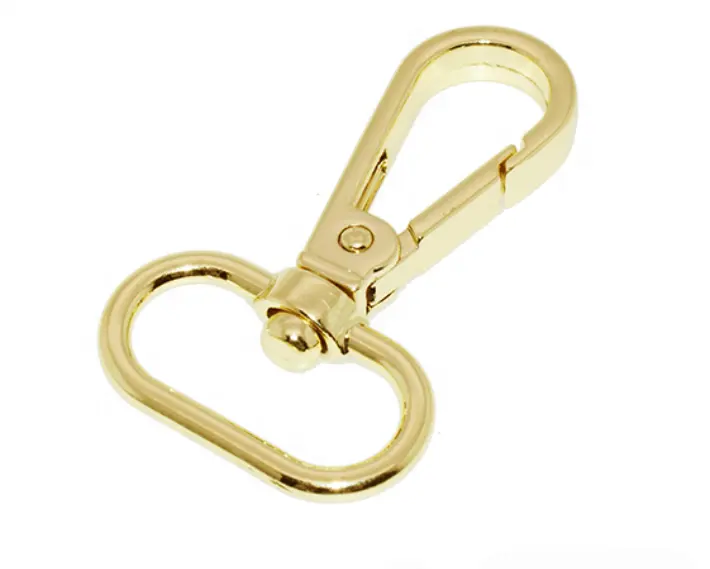 swivel snap circle hook metal brass stainless steel copper hardware accessories buckle for dog leash key chain bags carabiner
