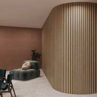 Panneaux muraux en bois KASARO, décoration intérieure, panneaux acoustiques pour plafond, panneaux acoustiques légers Akupanel, lattes en bois avec éclairage