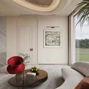 Muebles de Villa de Lujo Modernos, Juego Completo Personalizado en Madera para Apartamento, Almacén, Baño, Escuela, Estilo de Lujo Ligero - Product Image 5